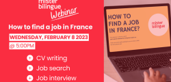 Webinar : How to find a job in France