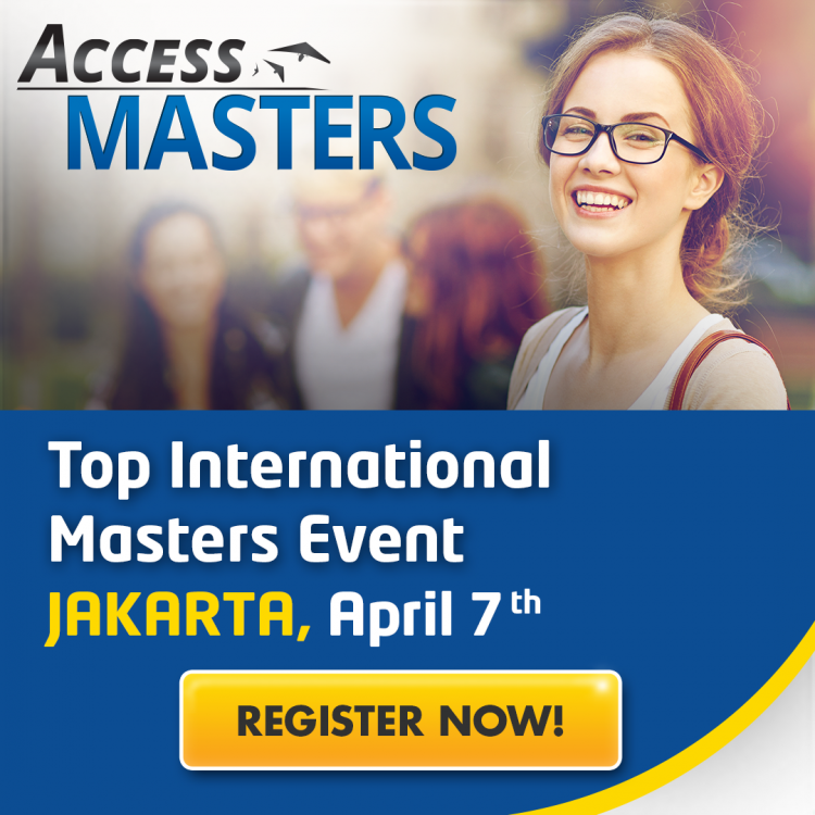 Meet top international Masters programmes in Jakarta on 7th of April