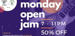 Cuba Libre Monday Open Jams - Free Entree- 50% Off! 
