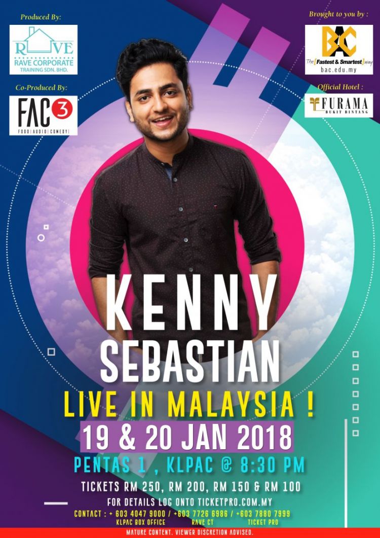 Kenny Sebastian Live in Malaysia 2018