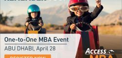 Meet the best MBA schools in Abu Dhabi on April 28th!