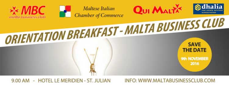 Colazione di Orientamento Malta Business Club