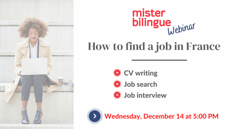 Webinar : How to find a job in France?