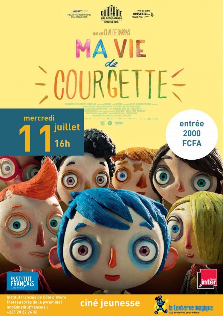 Ciné jeunesse : Ma vie de Courgette, de Claude Barras