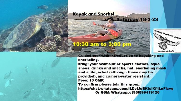 Kayak and Snorkel                             