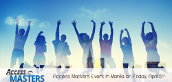 Exclusive Masters Event, Manila, April 5th 