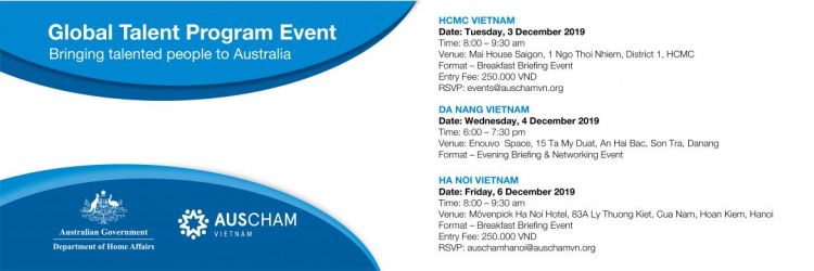 Ha Noi- Global Talent Program Event &#8211; Bringing talented people to Australia