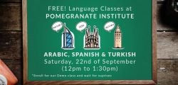 Free Class sessions for IArabic, Spanish and Turkish