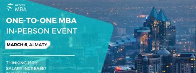 Access MBA in-person event on March 6 in Almaty