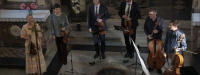 Concert With Leman virtuosi orchestra playing Bach