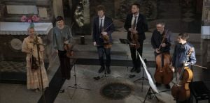 Concert With Leman virtuosi orchestra playing Bach