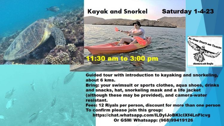 Kayak and Snorkel
