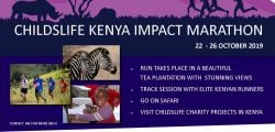 ChildsLife Kenya Impact Marathon 22-26 october 2019