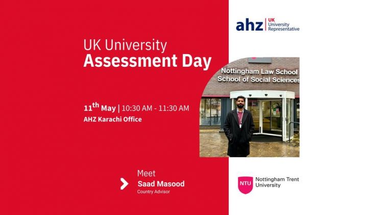 Nottingham Trent University Assessment Day AHZ Karachi Office