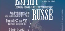 Concert ESPRIT RUSSE: 70 choristes et 50 musiciens