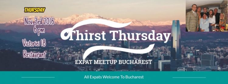 Thirst Thursday International Networking Extravaganza in Bucharest