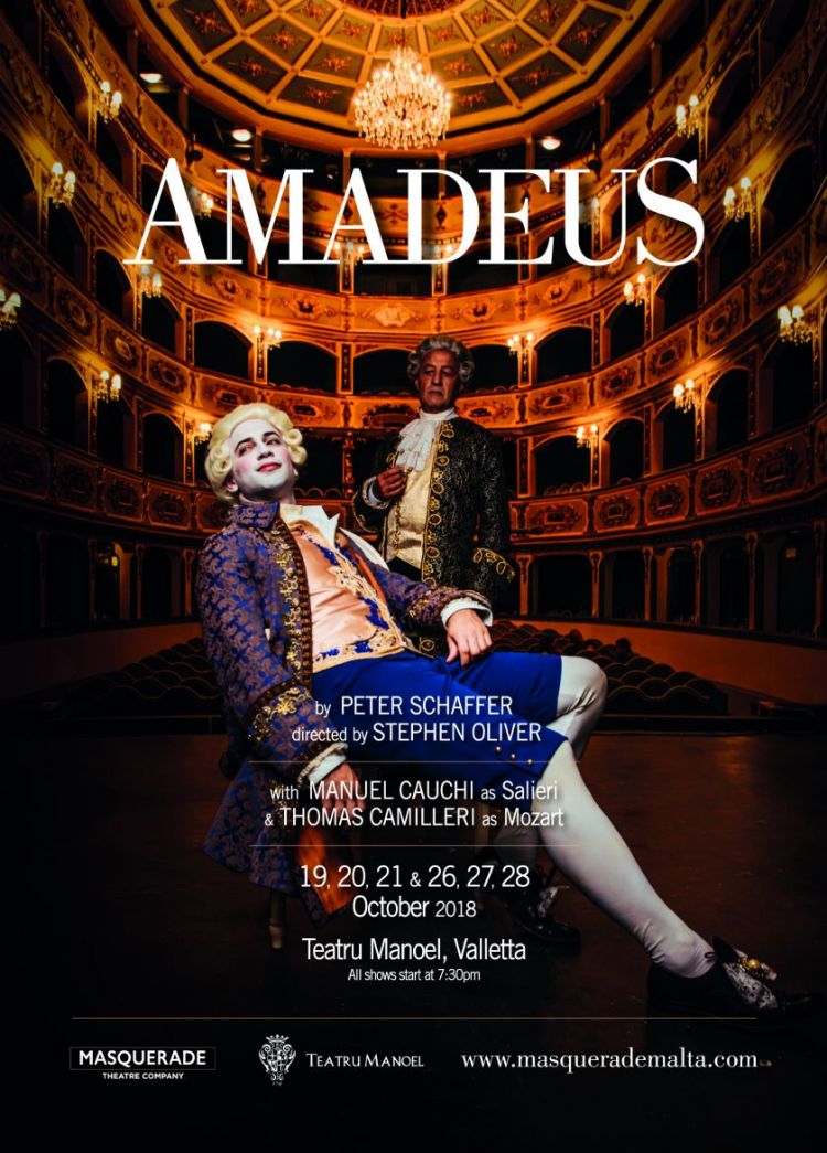 AMADEUS by Peter Shaffer &#8211; Masquerade Theatre Company