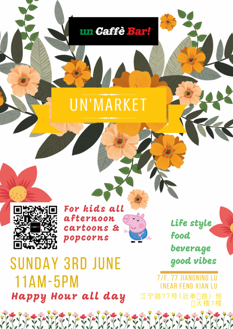 June market at un Caffe Bar children&#39;s day special edition!