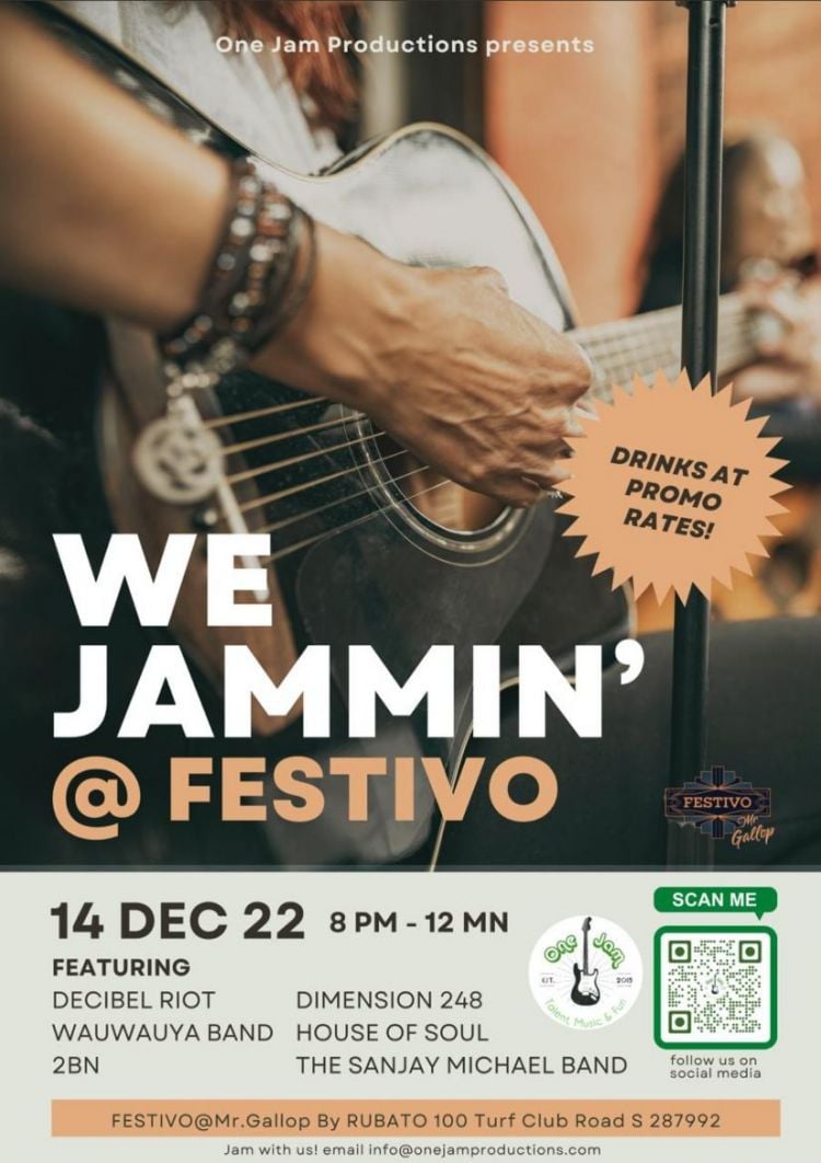 We Jammin&#39; 2 -14th Dec 2022, 8.00pm Free Entry!