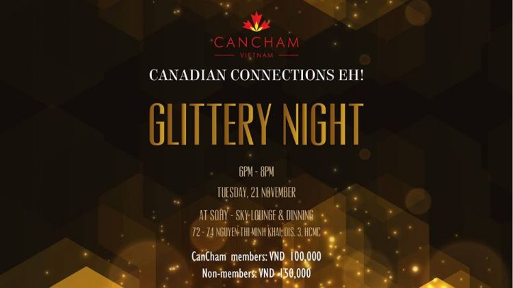 Canadian Connections Eh! - Glittery Night