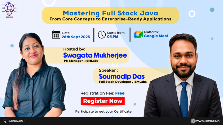 An Exclusive Free Webinar on Mastering Full Stack Java