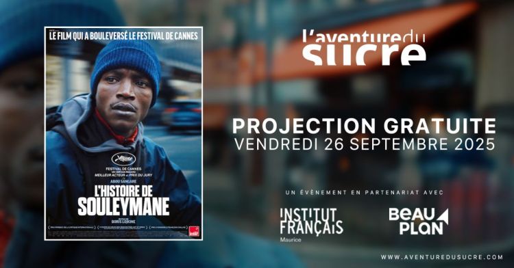 Projection cinéma GRATUITE - L&#39;Histoire de Souleymane - L&#39;Aventure du Sucre