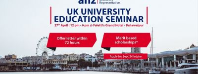 UK University Education Seminar @ Faletti's Grand Hotel Bahawalpur