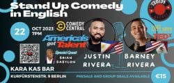 Stand Up Comedy in English - Two Rivera&#39;s, One Road