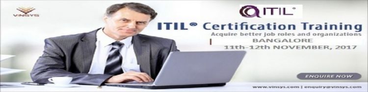 ITIL® Foundation Certification Training Bangalore in Vinsys 