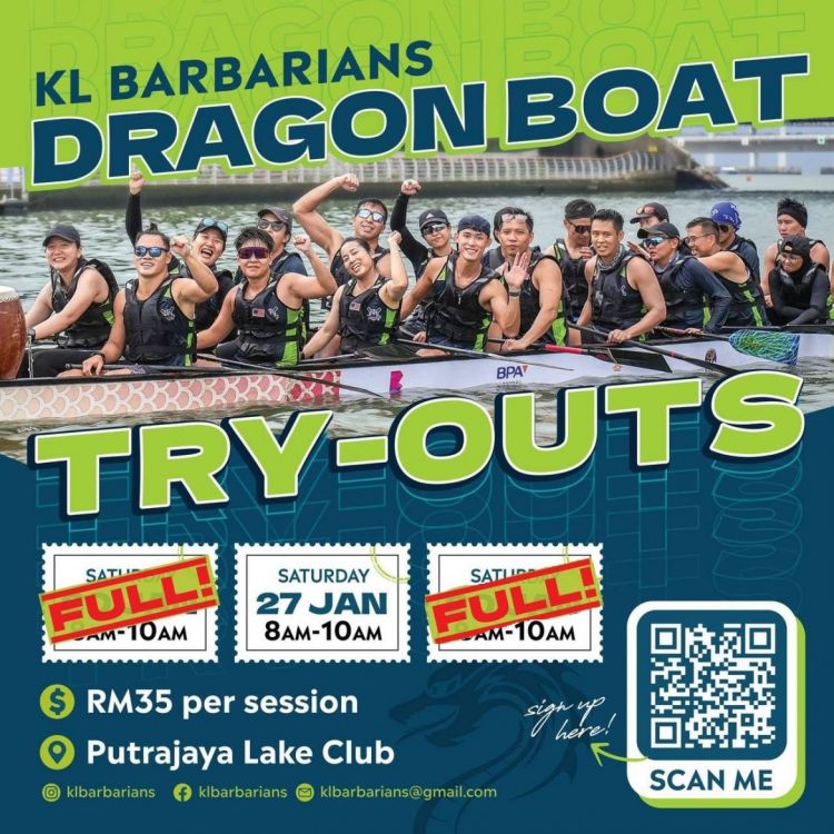 Kl Barbarians Dragon Boat Try-Outs