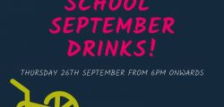 English-speaking September Drinks!