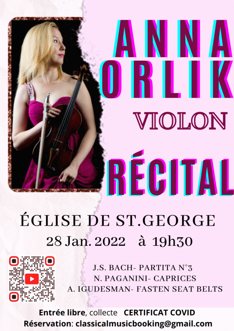 Recital - Anna Orlik, Violon