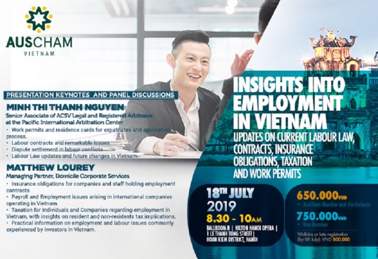HANOI- Insights into Employment in Vietnam &#8211; Updates on current Labour Law, Contracts, Insurance obligations, Taxation...