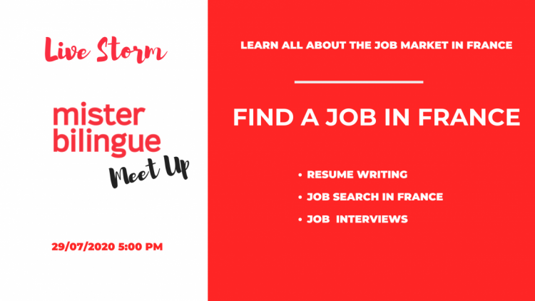 Webinar : How to find a job in France? 
