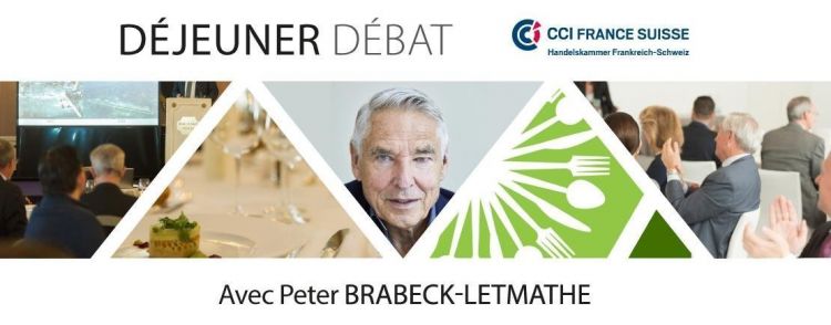 Genève - Déjeuner-débat avec Peter Brabeck-Letmathe