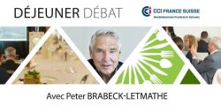 Genève - Déjeuner-débat avec Peter Brabeck-Letmathe