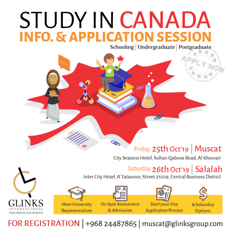STUDY IN CANADA INFO & ADMISSION SESSION 