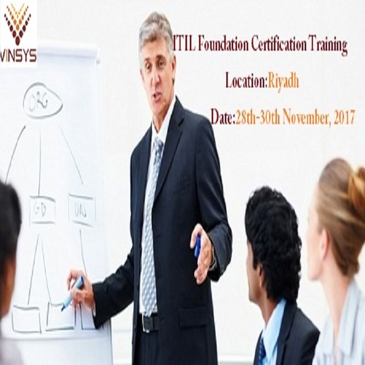 ITIL Foundation Certification Training in Riyadh at Vinsys