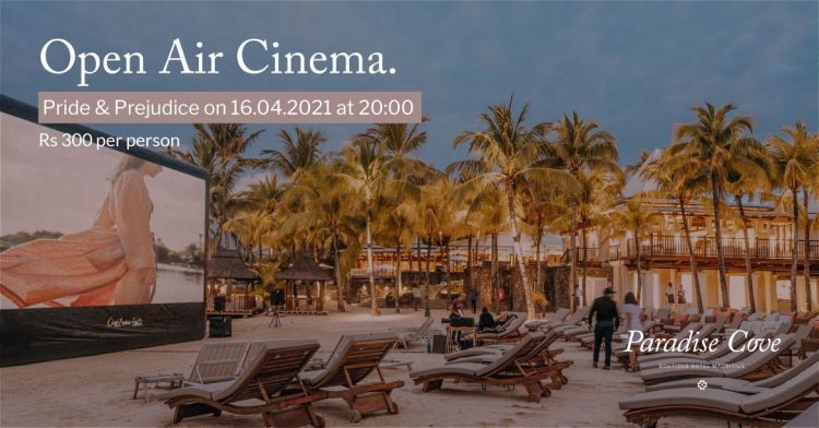 Open air cinema at Paradise Cove 