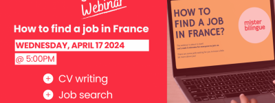 Webinar : How to find a job in France