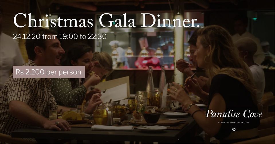 Christmas Gala Dinner at Paradise Cove, Restaurants & Bars, 24 Dec 2020