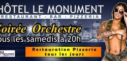 Hôtel-restaurant- bar-pizzaria: soirée Live show 