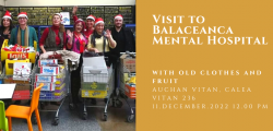 Visit to Balaceanca Mental Hospital with fruit and old clothes