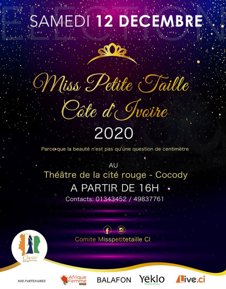 Finale Miss Petite Taillle Côte d&#39;Ivoire 2020