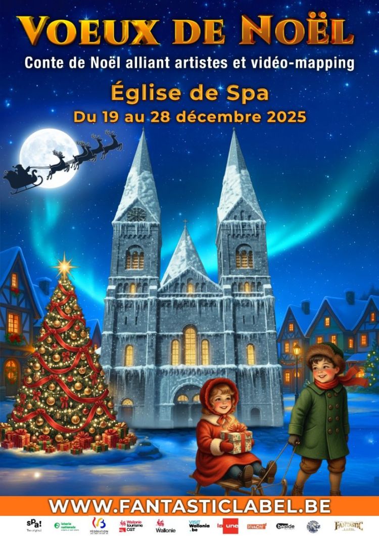 V&#339;ux de Noël &#8211; Spectacle monumental dans l&#8217;église de Spa
