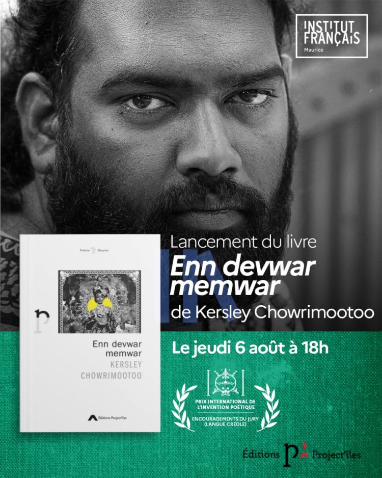 Lancement de livre - "Enn Devwar Memwar" de Kersley Chowrimootoo