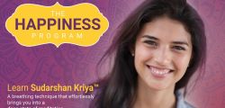 Happiness Program - Learn Sudarshan Kriya, Meditation, Traditional Indian Yoga
