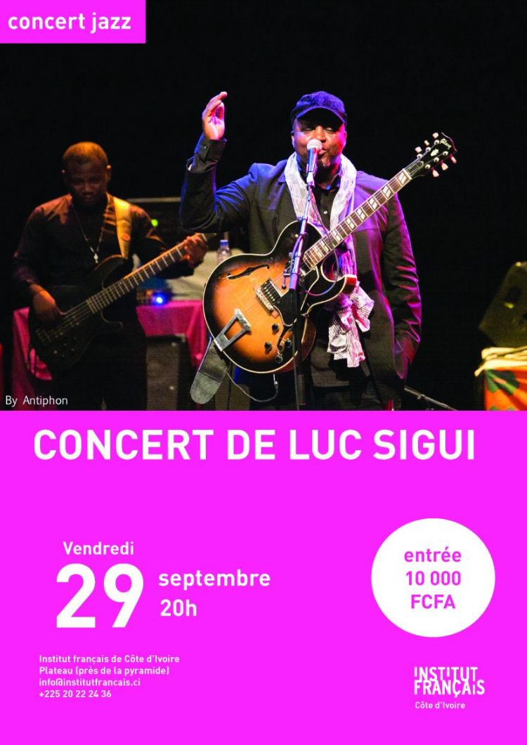 Luc Sigui en concert