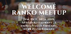 Wednesday Oct. 30th : Welcome Ranko Meetup at Spago