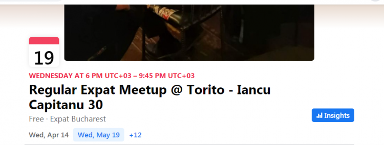 Wednesday Meetup @ El Torito - Iancu Capitanu 30